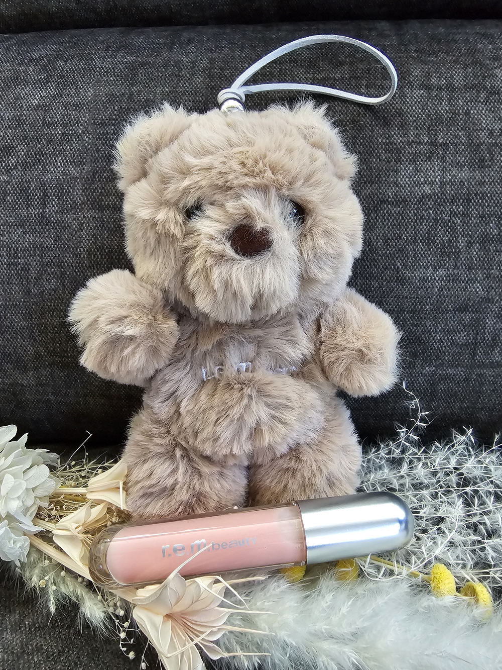 🧸 Ariana Grande Eternal Sunshine Tour R.E.M. Beauty Bear/Cosmo Lip Gloss, New